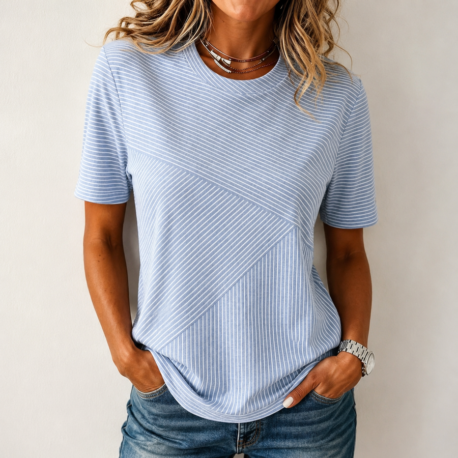 Tess – Striped Casual T-Shirt