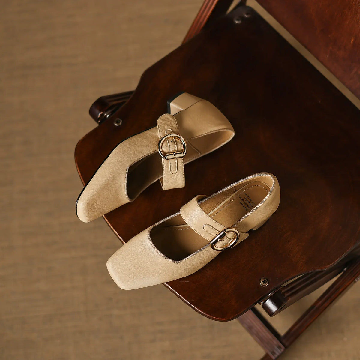 Vivi Genuine Leather Mary Jane Heels