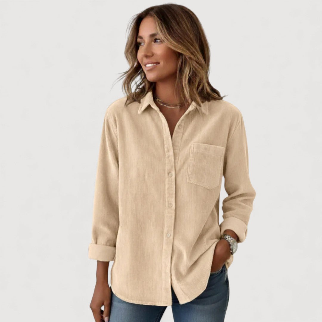 Jade | Corduroy Button Shirt