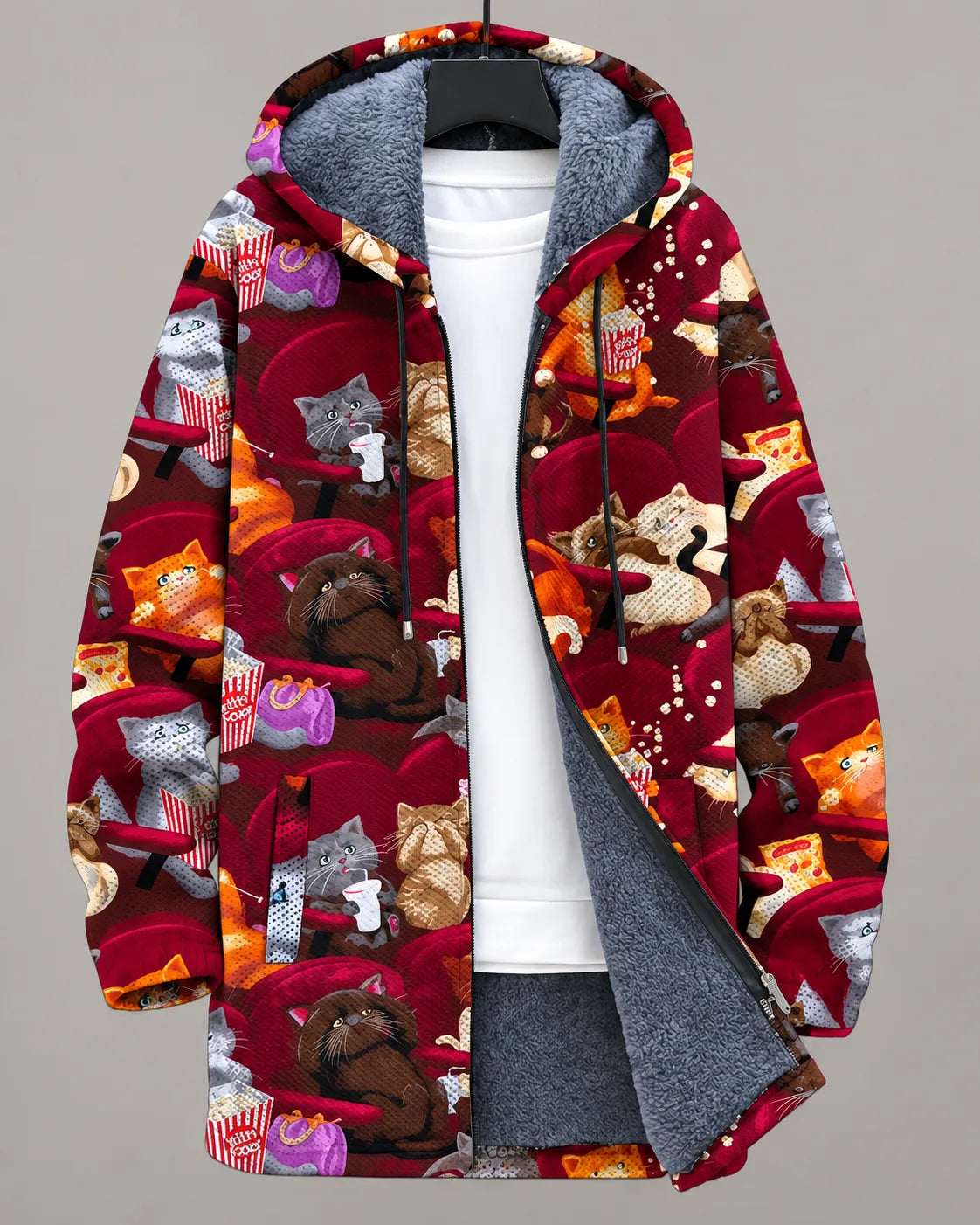 Amara Heritage Art-Print Hooded Jacket
