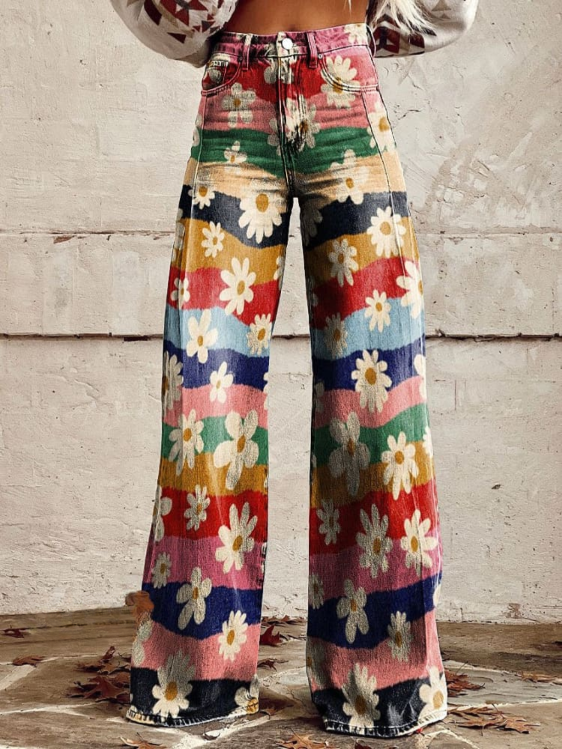 Léon | Elegant Floral Trousers