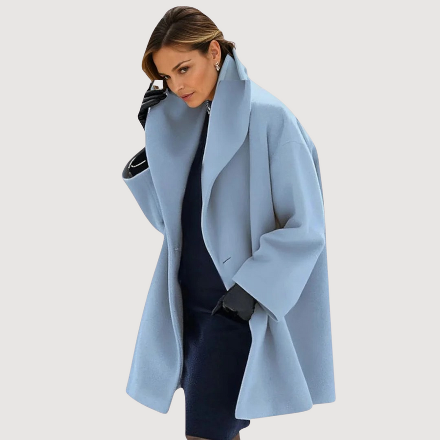 Morgana | Relaxed Soft Collar Wool Winter Coat