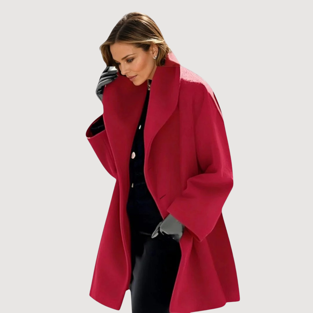 Morgana | Relaxed Soft Collar Wool Winter Coat