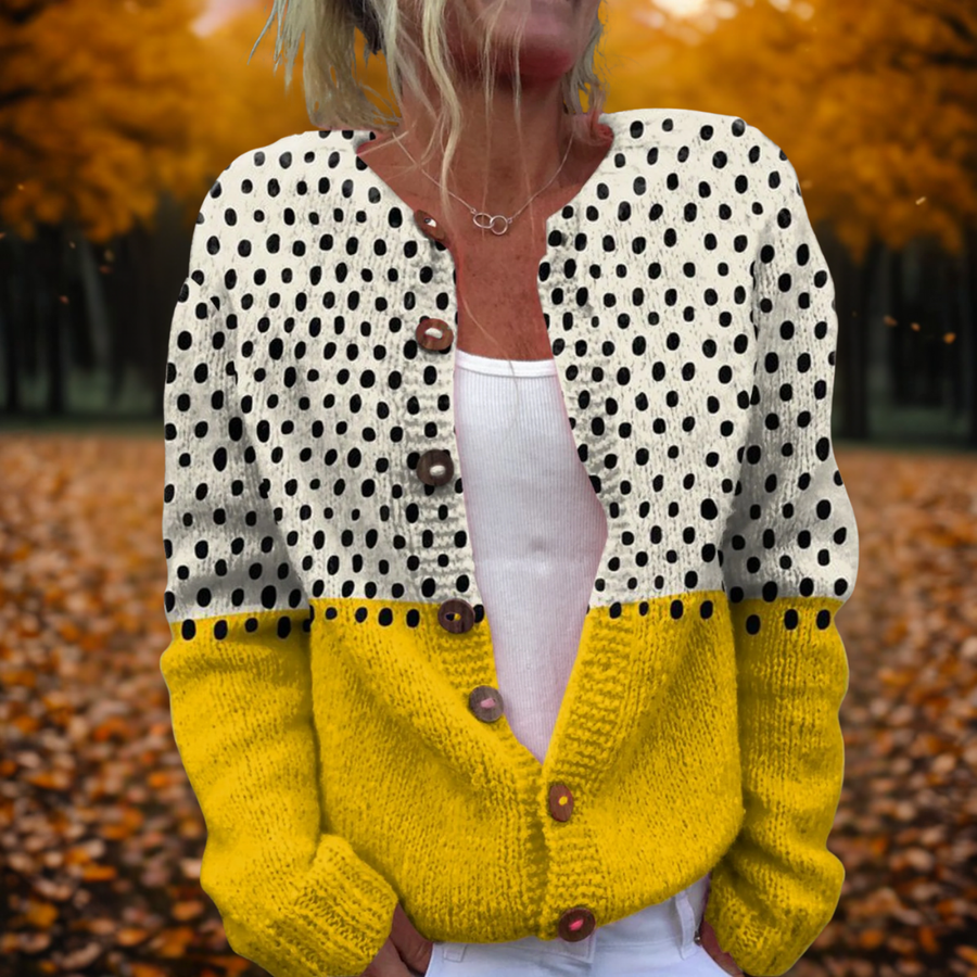Adeline | Polka Dots Cardigan