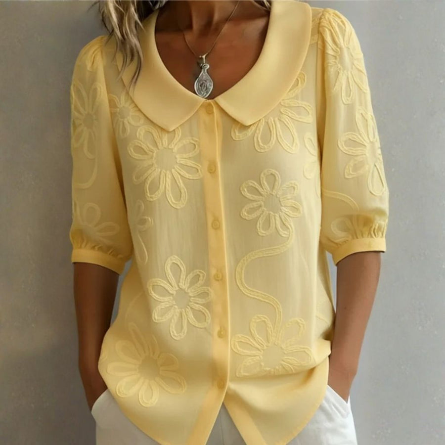 Rosalia – Floral Detail Blouse