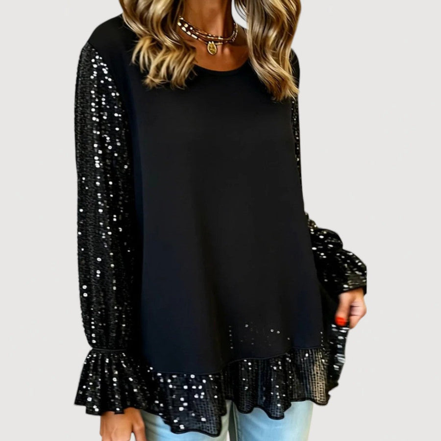 Lucinda | Elegant Sequin Blouse