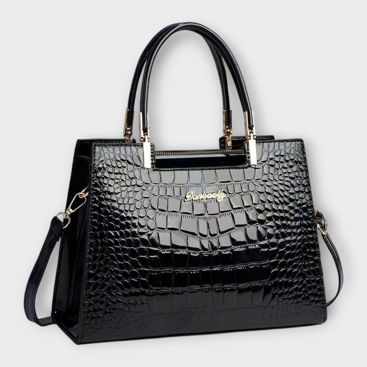 Isabeau – Croc-Effect Structured Bag