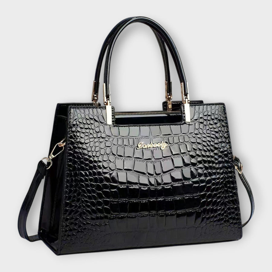 Isabeau – Croc-Effect Structured Bag