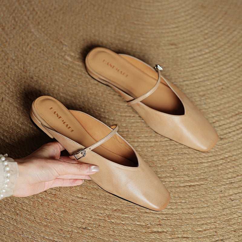 Miral Genuine Leather Mules
