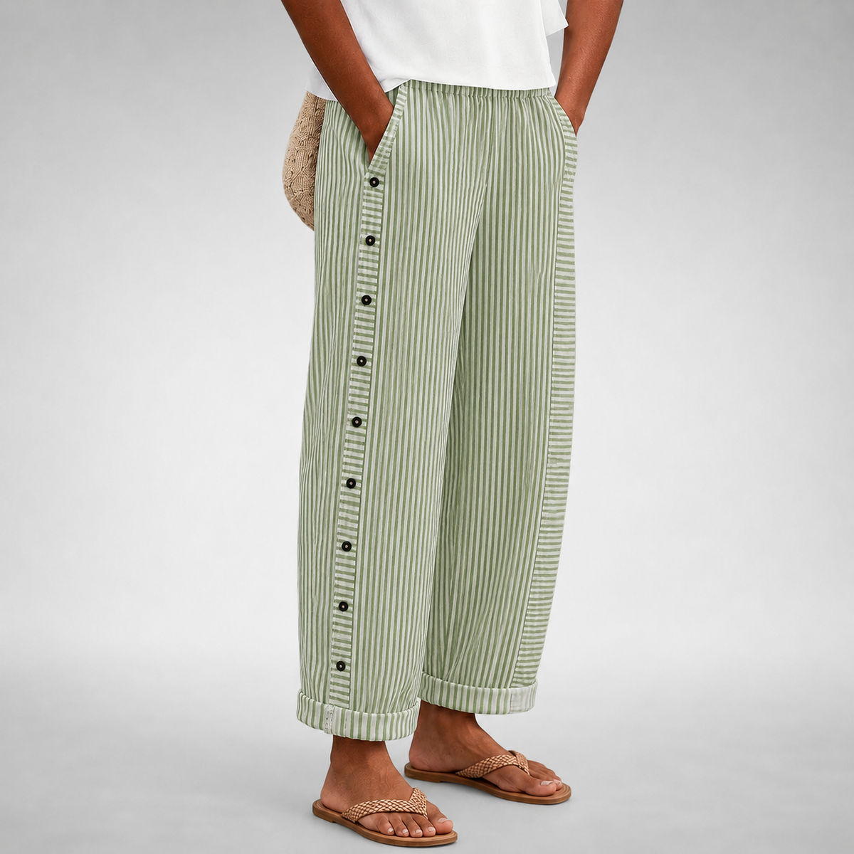 Talia Linen Comfort Pants