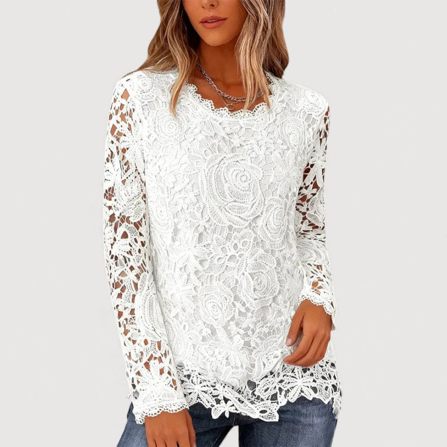 Amelise | Lace Detail Top