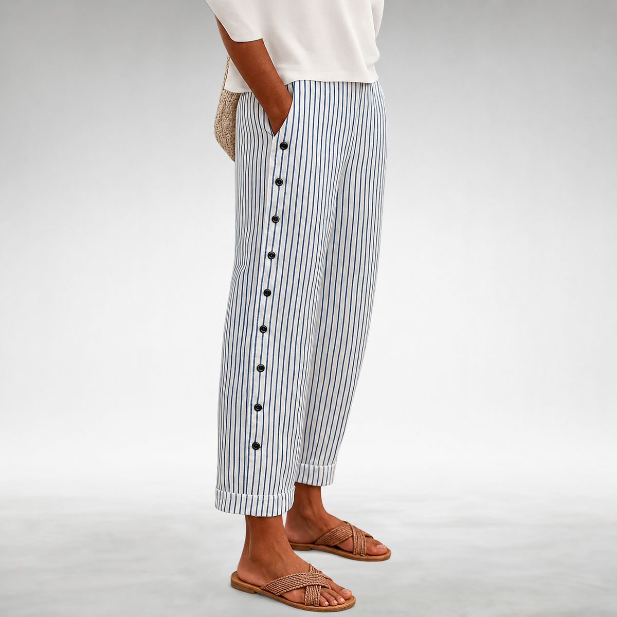 Talia Linen Comfort Pants