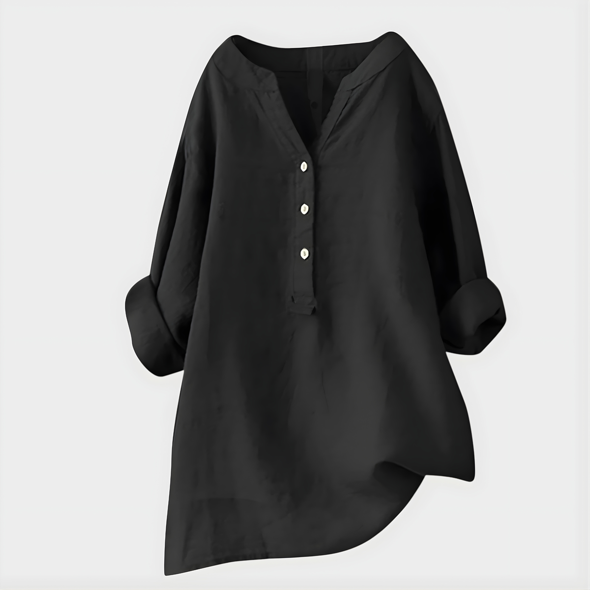 Elara – Elegant V-Neck Blouse
