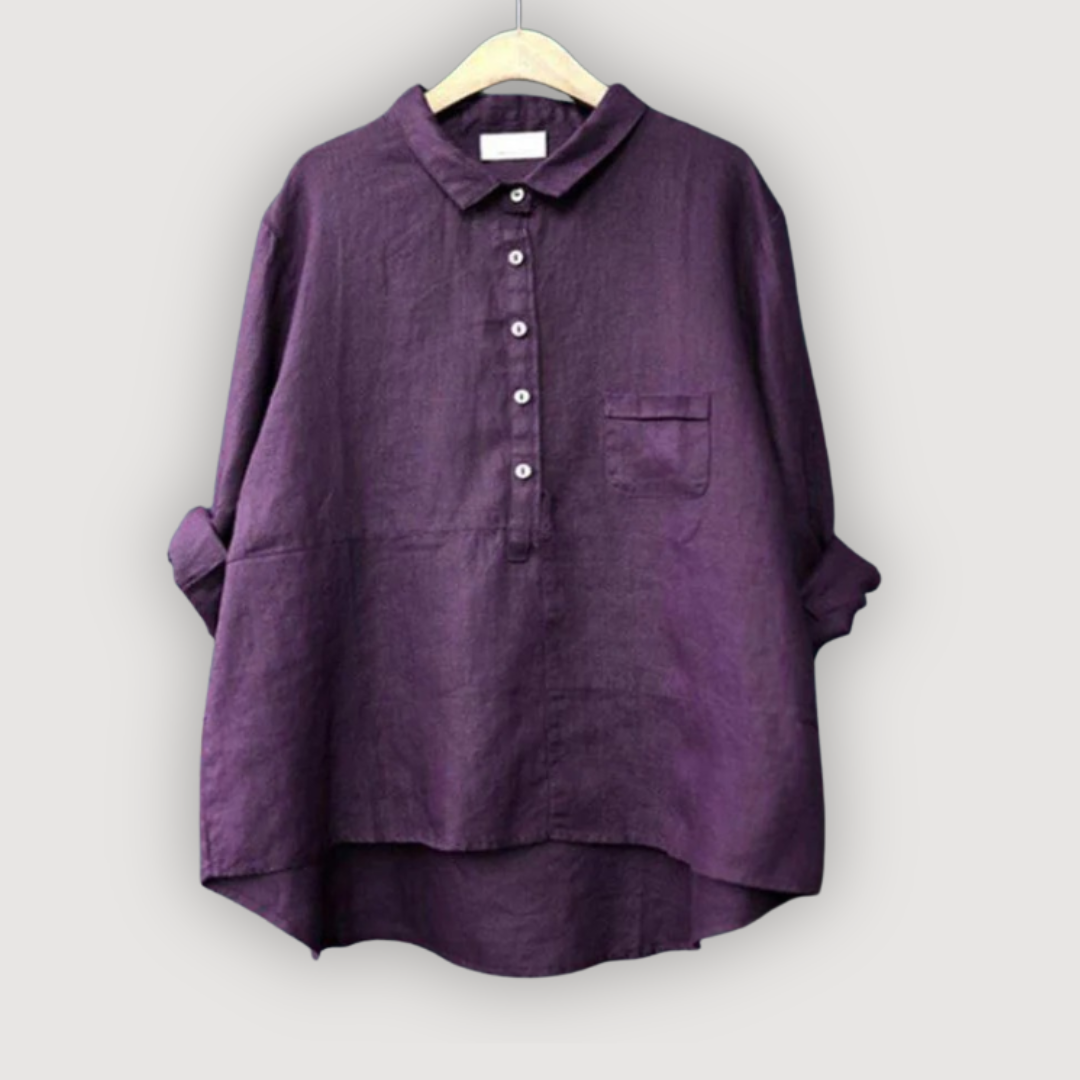 Olivia | Relaxed Linen Blouse