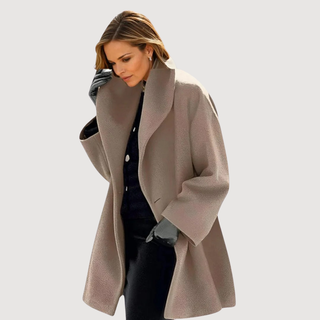 Morgana | Relaxed Soft Collar Wool Winter Coat