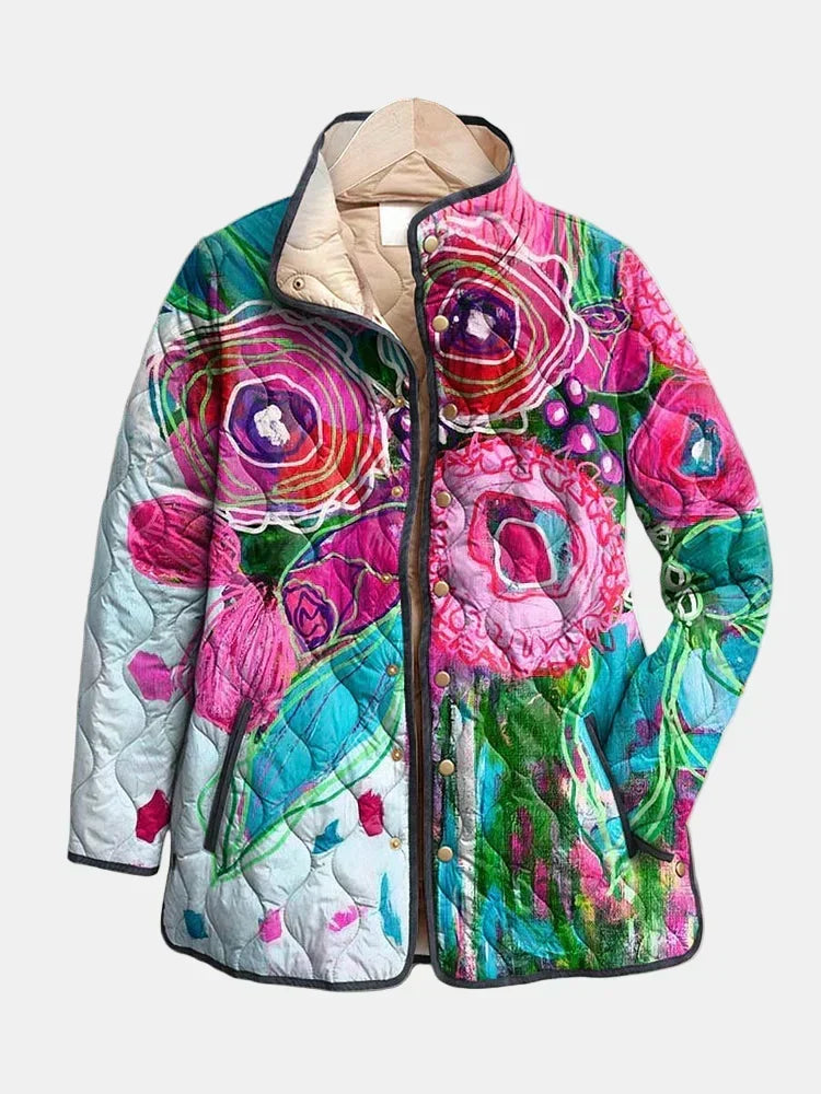 Arianne Elegant Floral Patterned Jacket — Final Edit