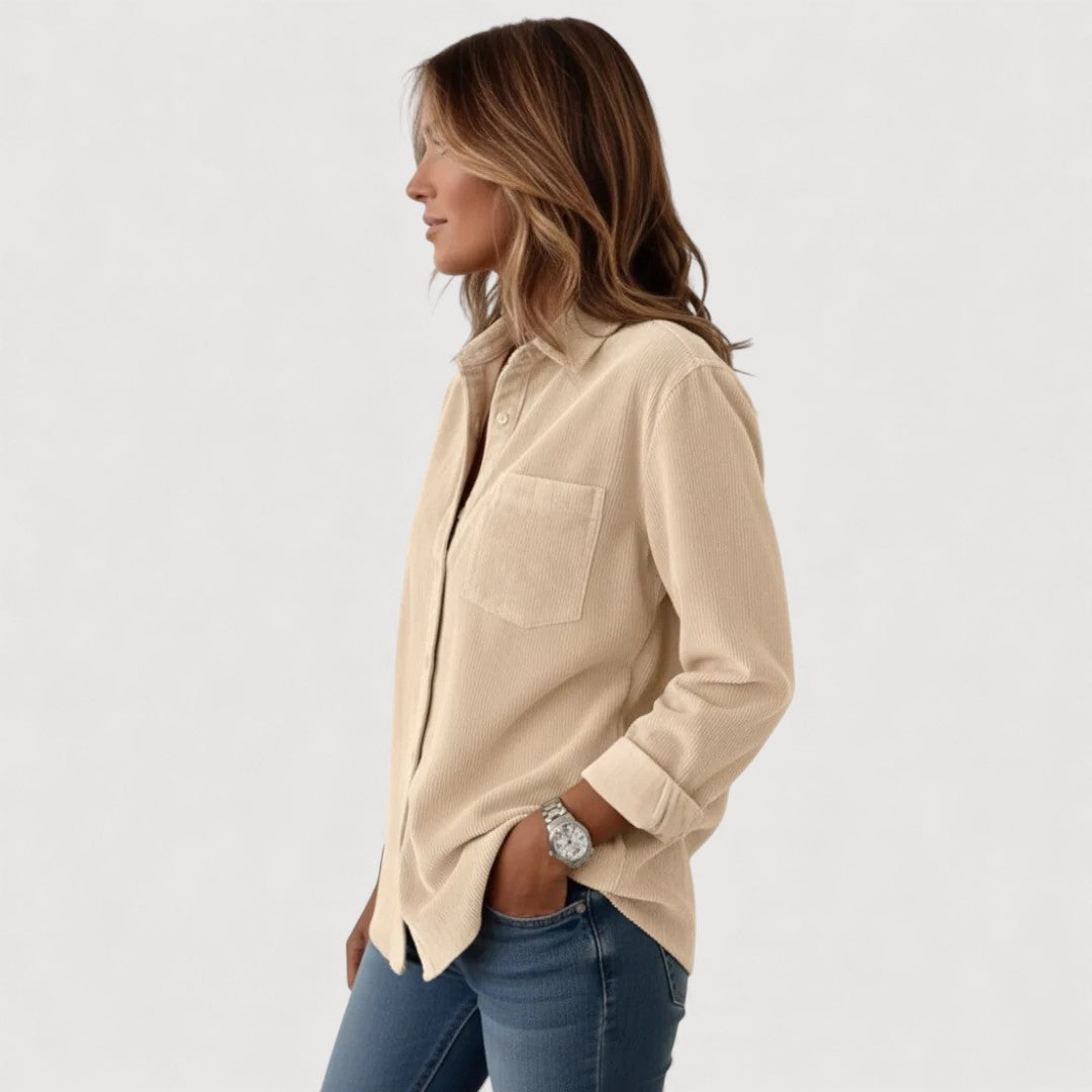 Jade | Corduroy Button Shirt