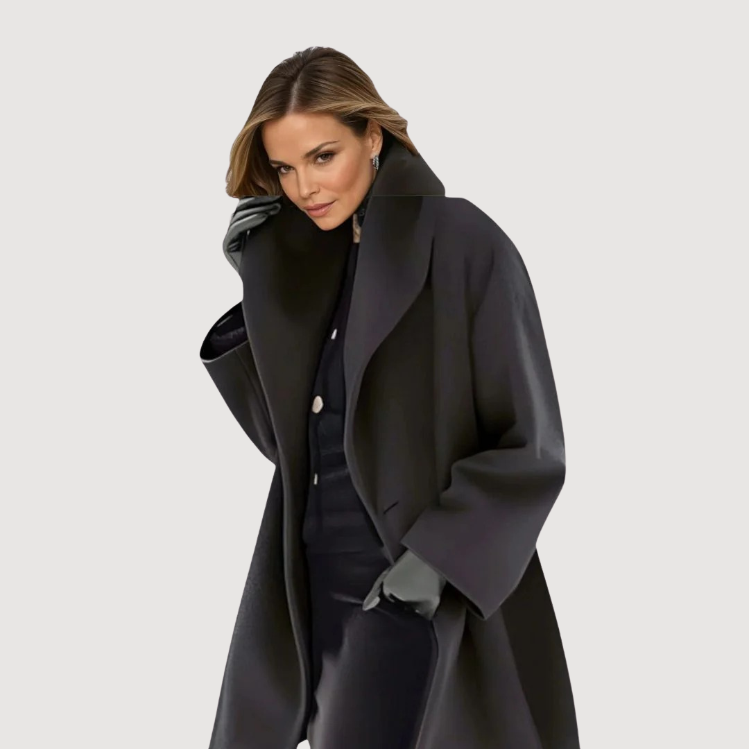 Morgana | Relaxed Soft Collar Wool Winter Coat