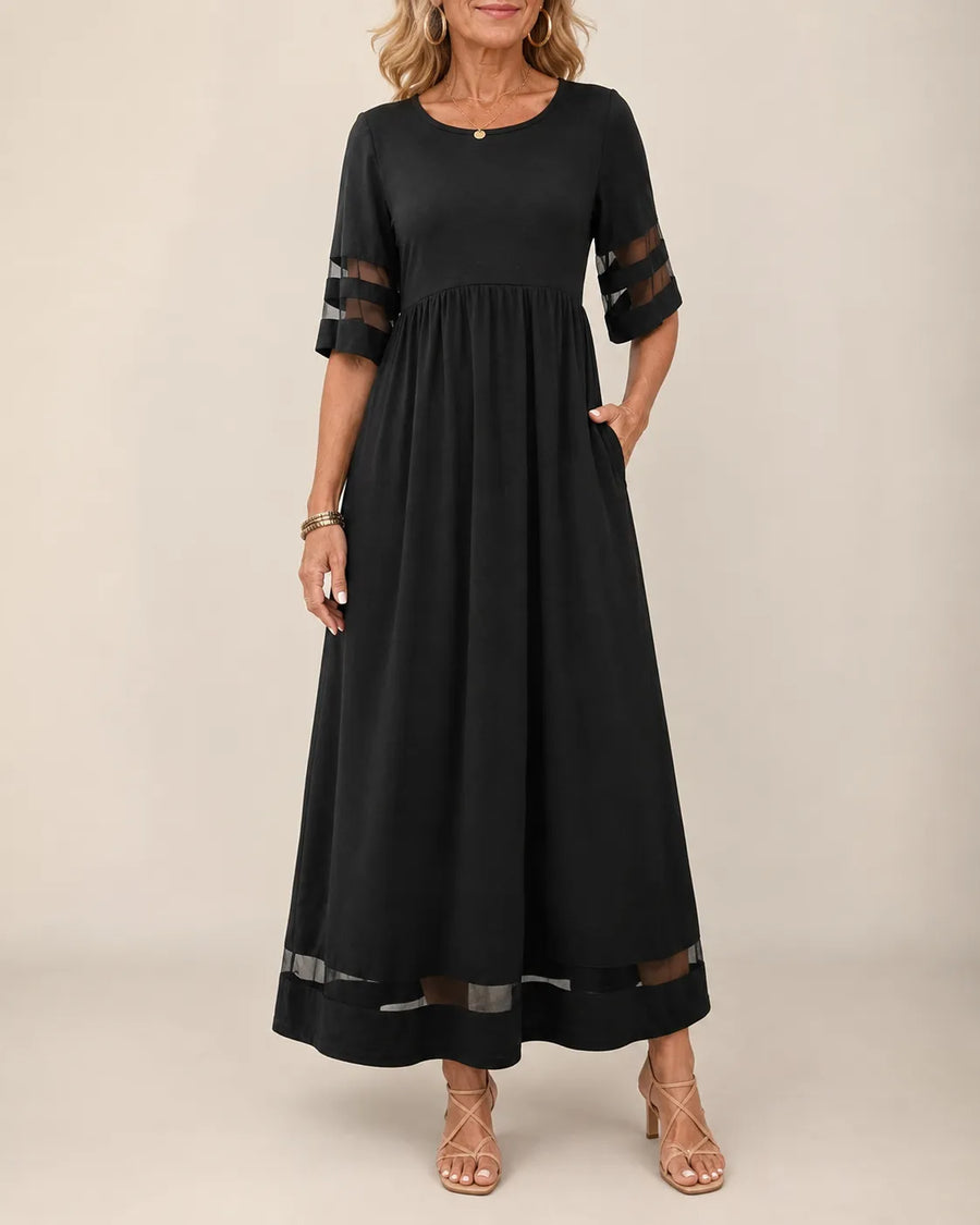 Aubrey Flattering Tummy-Smoothing Midi Dress