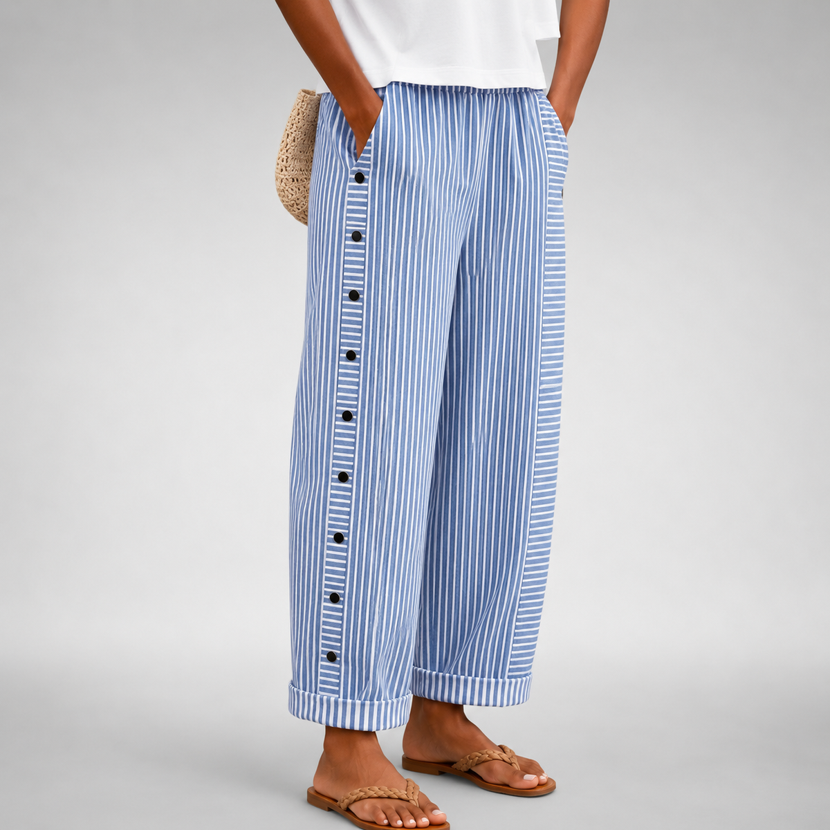 Talia Linen Comfort Pants