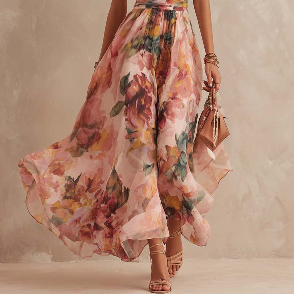 Iselle | Aurora One-Shoulder Floral Dress
