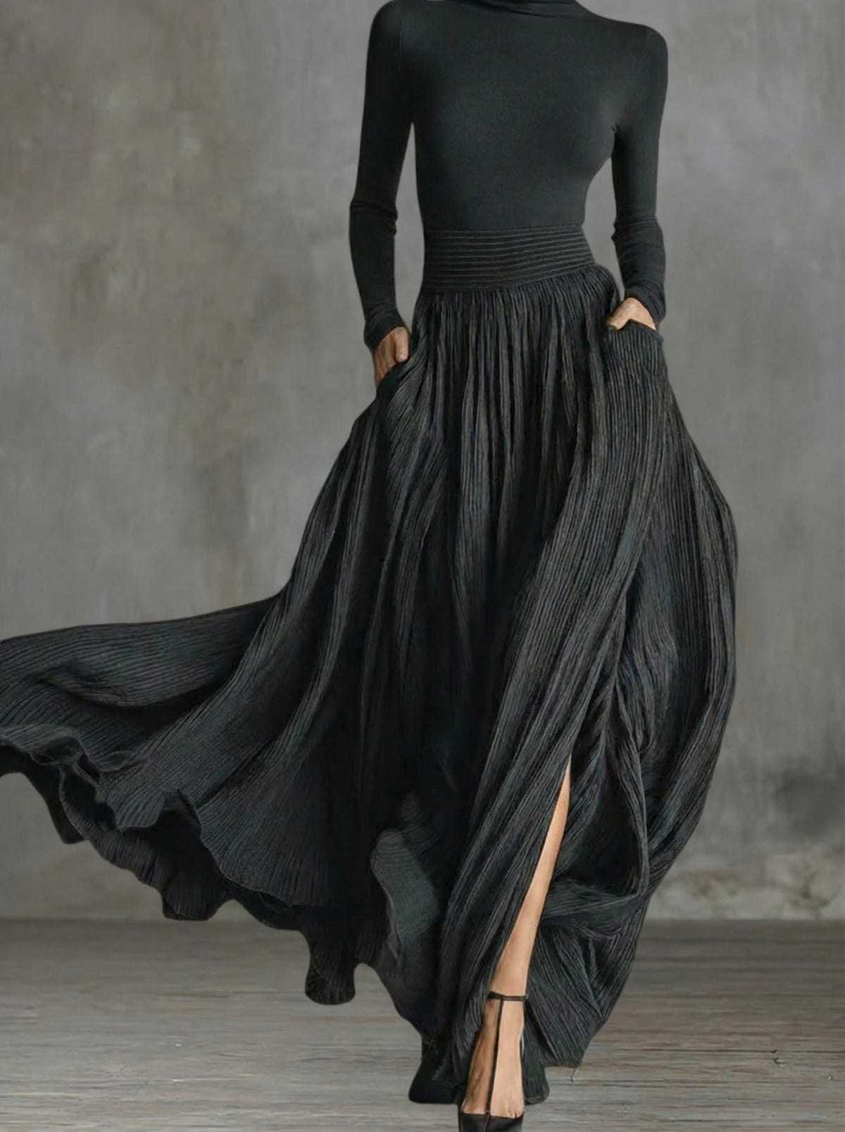 Raquel High Waist Maxi Dress