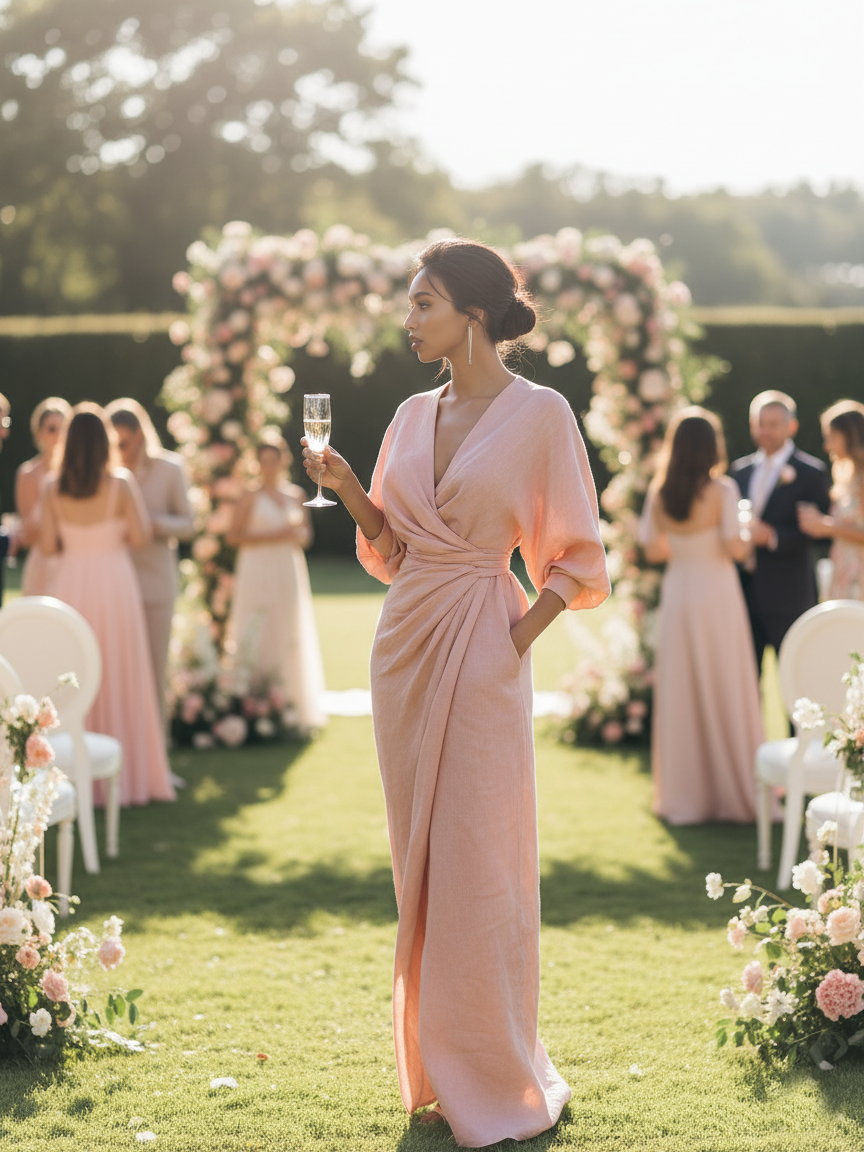 Maria Linen Maxi Dress