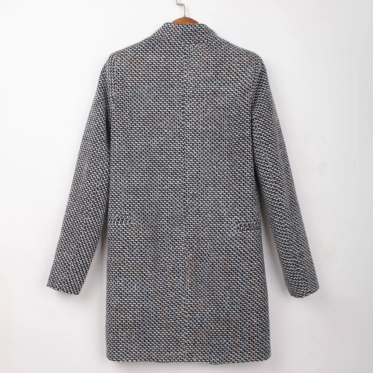Edith | Textured Tweed-Weave Coat
