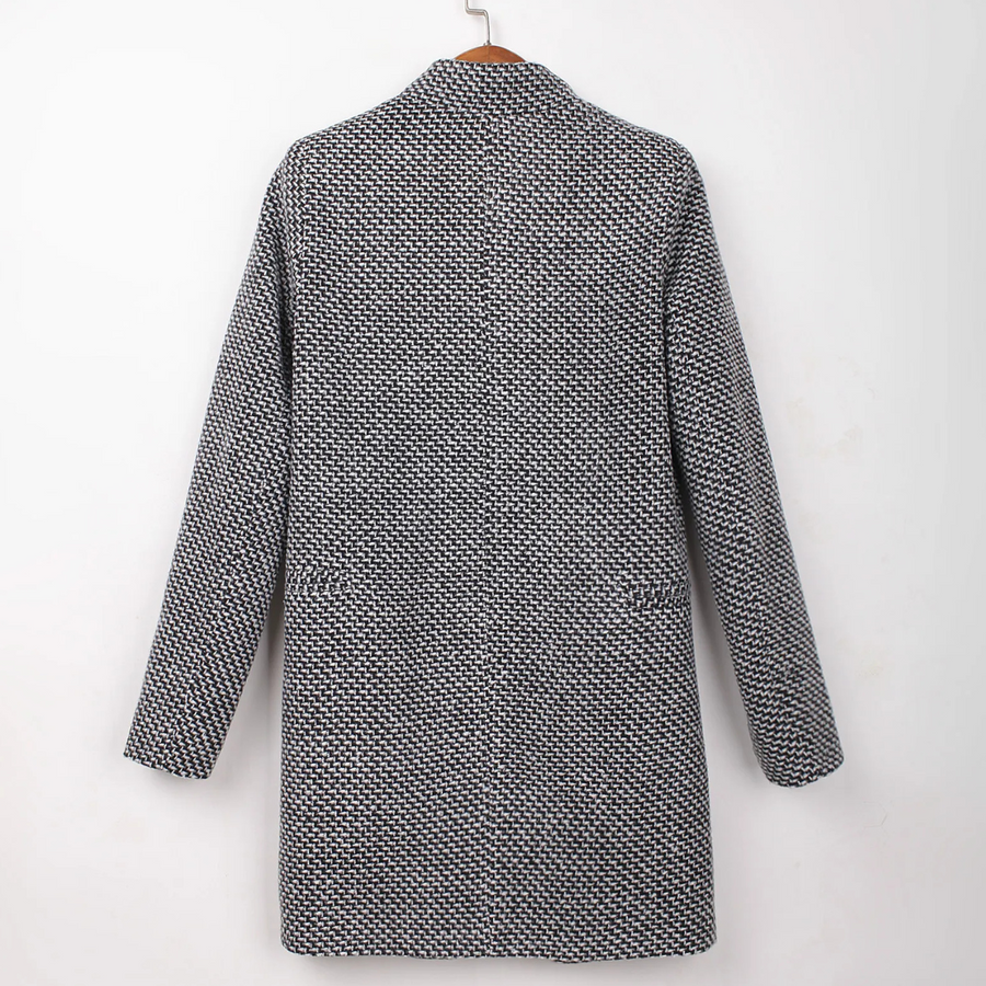 Edith | Textured Tweed-Weave Coat