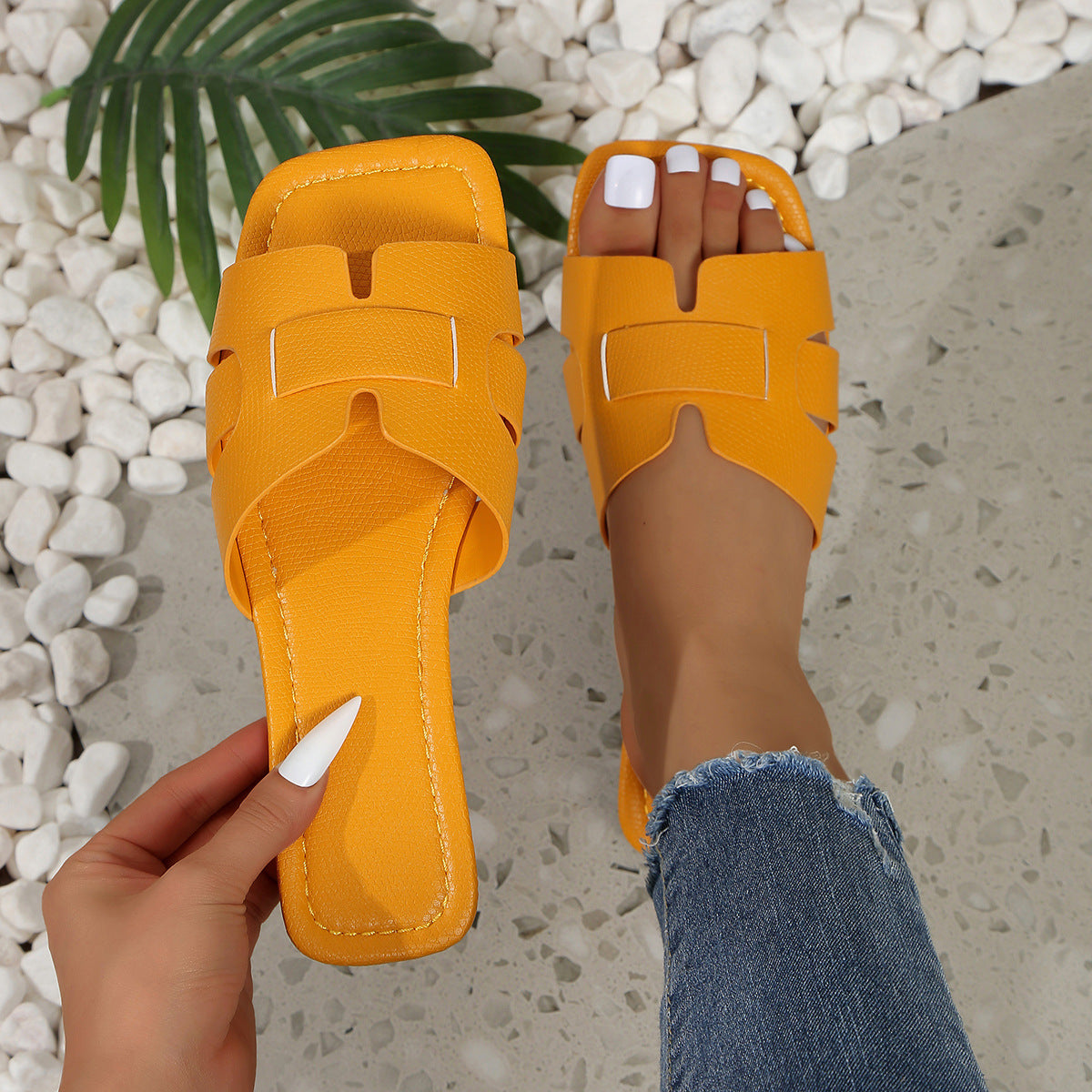 Marlowe Solid Color Flip-Flops