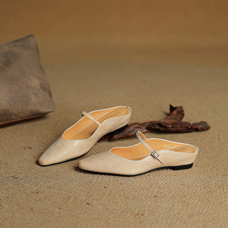 Orella Genuine Leather Mules