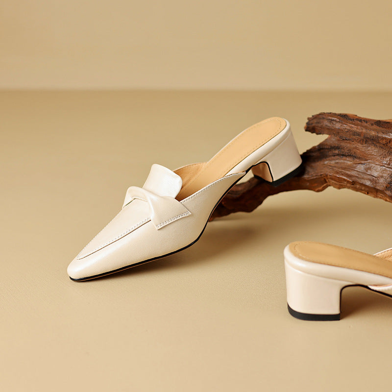 Erlen Genuine Leather Mules