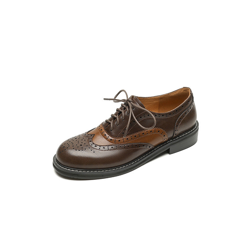 Hazel Vintage Wingtip Brogue Shoes