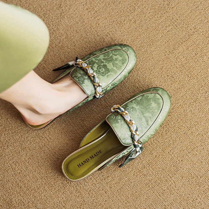 Lumor Genuine Leather Mules