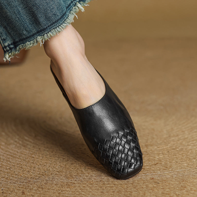 Dalvi Genuine Leather Mules