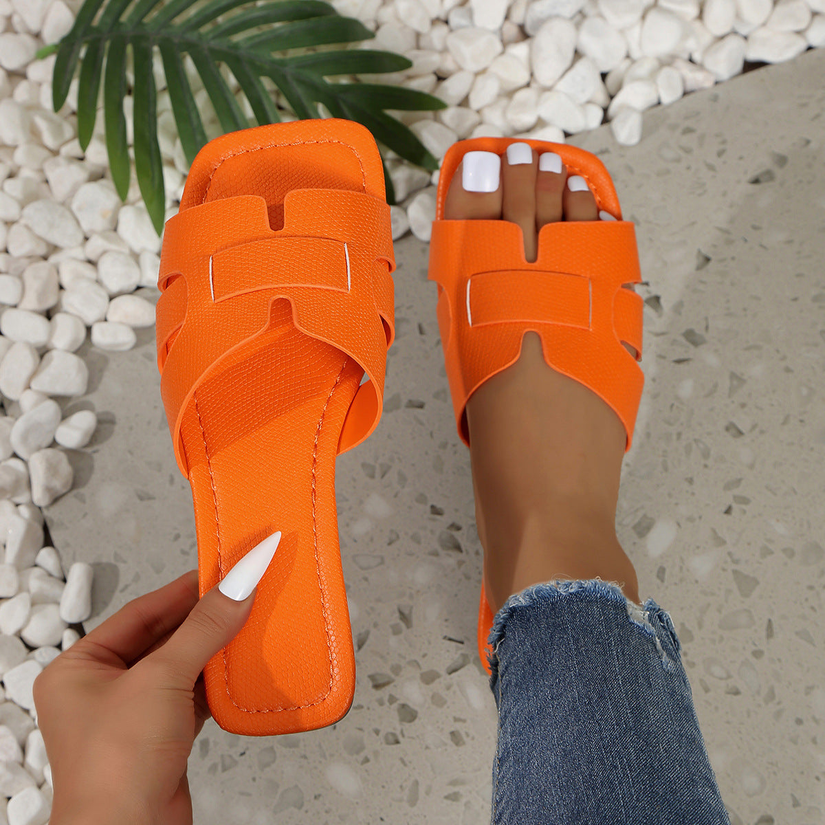 Marlowe Solid Color Flip-Flops