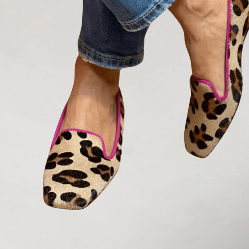 Yvonne | Leopard Print Loafers