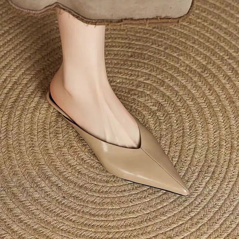 Eneva Leather Mules