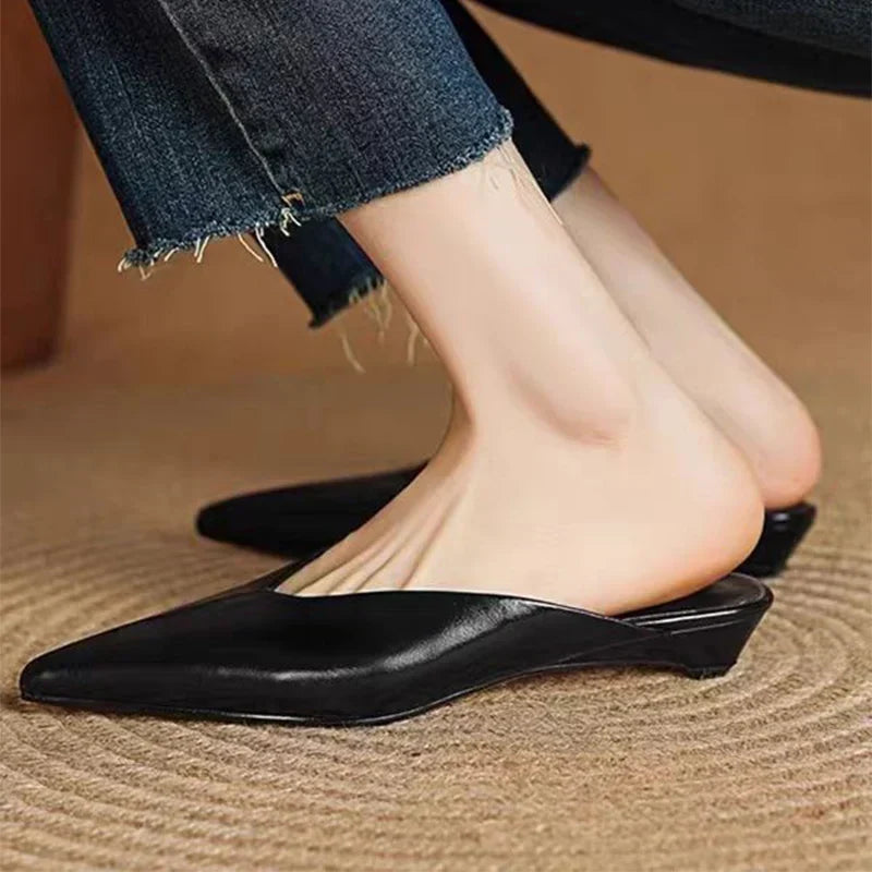 Eneva Leather Mules