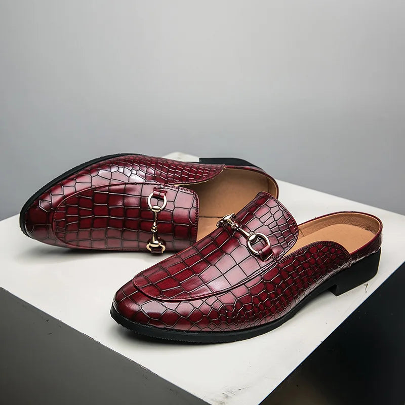 Elbert Genuine Leather Mules