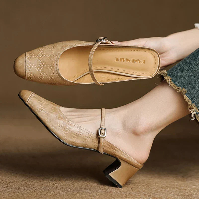 Berla Genuine Leather Mules