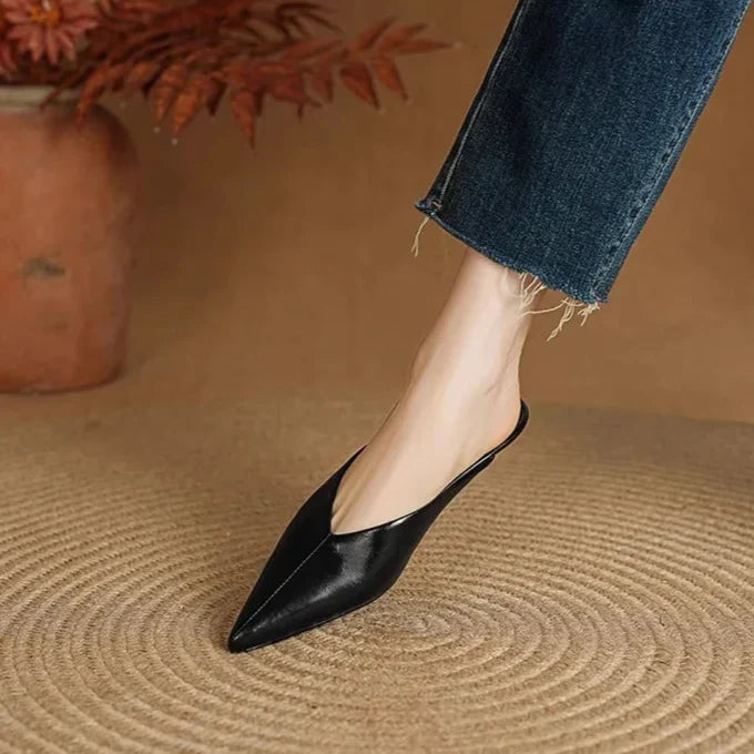 Eneva Leather Mules