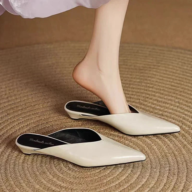 Eneva Leather Mules