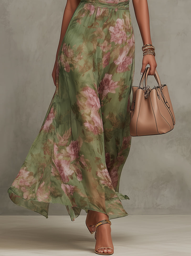Iselle | Sophie Elegant Floral Summer Dress