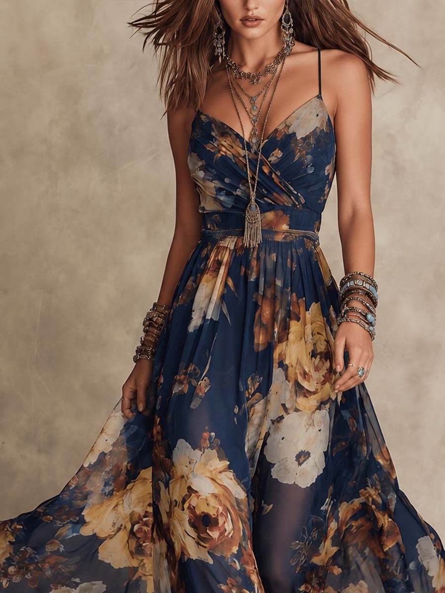 Iselle | Deborah Floral Maxi Dress
