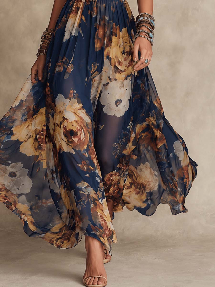 Iselle | Deborah Floral Maxi Dress