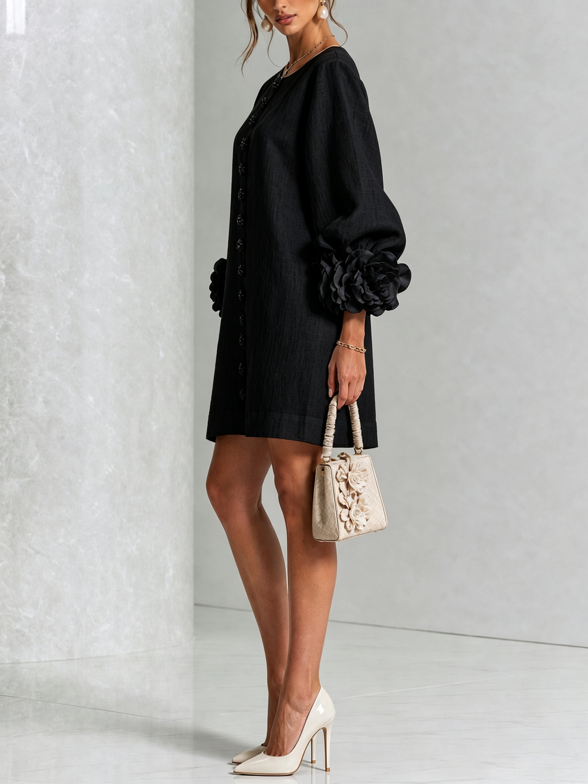 Rosalie Button-Down Mini Dress