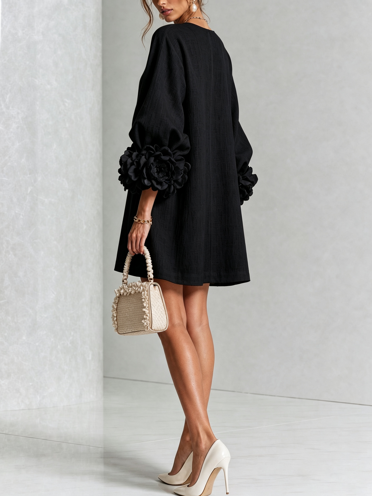 Iselle | Florence Floral Button-Down Mini Dress