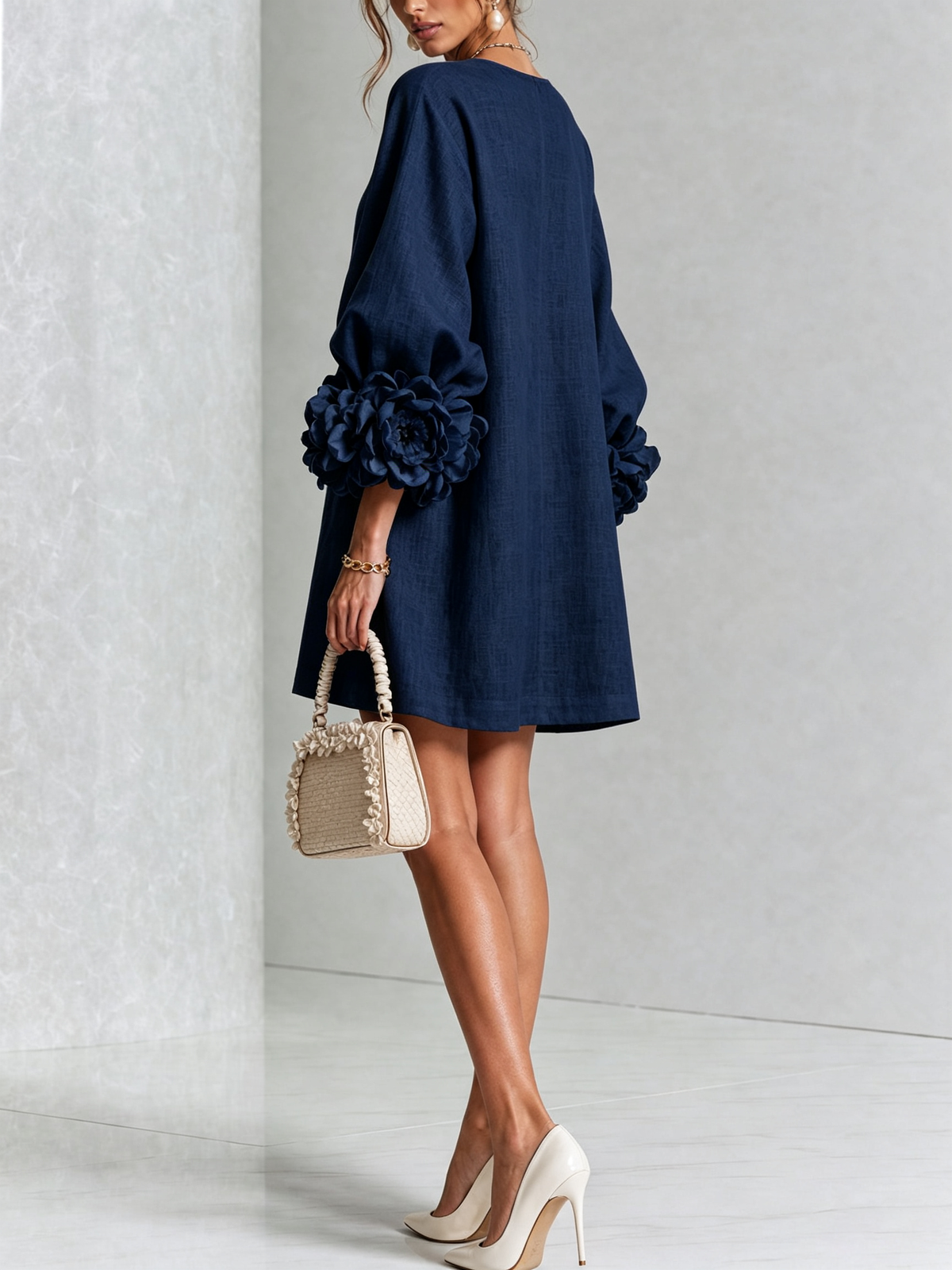 Iselle | Florence Floral Button-Down Mini Dress