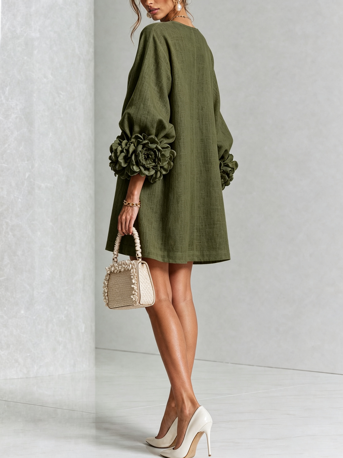 Iselle | Florence Floral Button-Down Mini Dress